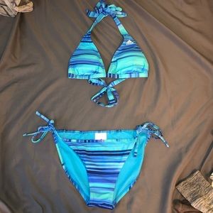 Adidas blue bikini